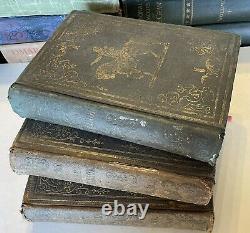 History of the Great Rebellion 3 Volumes by T. Kettell 1862 1866 Civil War