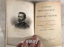 Hitchcock's Chronological Record American Civil War Antique History Book