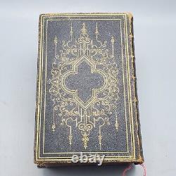 Holy Bible Pre-Civil War American Bible Society Gildersleeve Family 1860 ANTIQUE