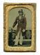 Idd Tintype Ellsworth's Avengers 11th Ny Fire Zouave Beautiful Colored Civil War