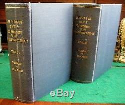 JEFFERSON DAVIS 1890 HC/1st Ed. Varina Davis Civil War Illustrated Complete Set