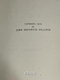 John Shaw Billings, A Memoir 1915 Signed Doc. By Civil War Surgeon Rare