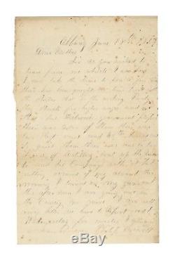June 1863 Civil War Letter 34th New York Volunteers New York Draft Riots