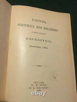 Kinston, Whitehall And Goldsboro Expedition Dec. 1862 By W. W. Howe 1890 (Union)