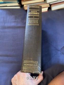 LEE'S LIEUTENANTS by Douglas Southall Freeman, 3 Volume Set -Scribner's, 1942-44