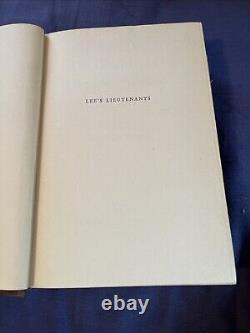 LEE'S LIEUTENANTS by Douglas Southall Freeman, 3 Volume Set -Scribner's, 1942-44