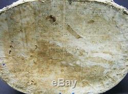 Large Wallpaper Hat Box 1865 CIVIL War Upstate New York Ticonderoga