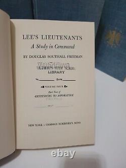Lee's Lieutenants, A Study in Command, Arlington Edition, 4 Volume Set