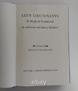 Lee's Lieutenants Vol. 1-4 COMPLETE HARDCOVER SET Robert Lee Civil War History