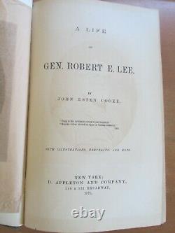 Life Of Gen. R. E. Lee By John Esten Cooke 1871 D. Appleton And Co New York City