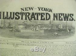 Lincoln Election Wideawakes CIVIL War 1860 New York Ny News Illustrated