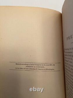 Lincon & Seward 1874 1st Ed. Signed by Secretary of Navy Gideon Welles Civil War