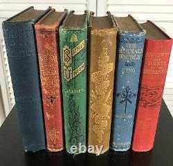 Lot of 6 Civil War Novels 1866 to 1898 Hardcover LAST REDUCTION IN PRICE