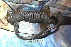 M1840 pre civil war Officers Cav. Saber made by Clausberg and sold by Decken NY