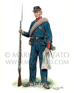 Mark Maritato Original Art Painting Civil War Soldier 79th New York Militia 1861