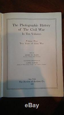 Miller Photographic History of the Civil War 10 volumes 1911 Union Veteran copy