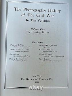 Miller's Hardcover Photographic History of the Civil War in Ten Volumes