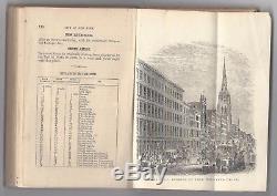 Miller's New York as it is with map 1862 Civil War era Illustrated travel guide