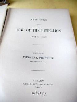 NEW YORK In WAR Of REBELLION 1861-1865,1890, Compiled by Frederick Phisterer
