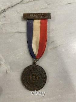 Named Civil War Medal 6th NY Heavy Artillery Badge
