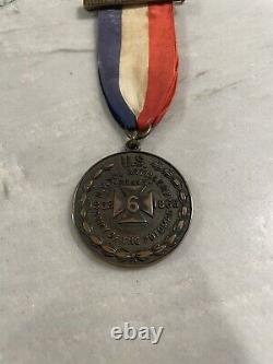 Named Civil War Medal 6th NY Heavy Artillery Badge