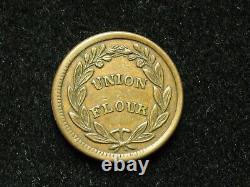New Inventory Sale! Au CIVIL War Token Union Flour Albany, N. Y. Coin #2g