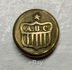 New York Albany Burgesses Corp Civil War Cuff Button