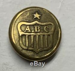 New York Albany Burgesses Corp Civil War Cuff Button