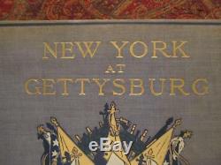 New York At Gettysburg CIVIL War First Edition Complete 3-volume Set