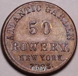 New York City Atlantic Garden Civil War Store Card Token NY 630A-1a