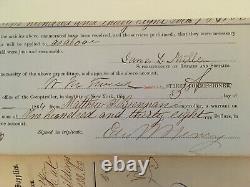 New York City Boss Tweed Autograph Politician 1864 CIVIL War Date