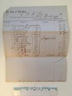 New York City Boss Tweed Autograph Politician 1864 CIVIL War Date