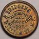 New York City Bridgens Civil War Store Card Token Ny 630j-4b R. 8 Die Sinker