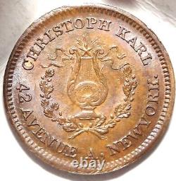 New York City Christoph Karl Civil War Store Card Token NY 630AM-1a #2