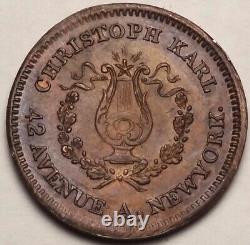 New York City Christoph Karl Civil War Store Card Token NY 630AM-1a #2