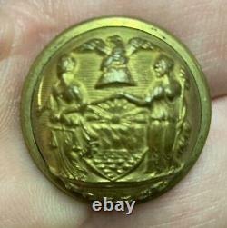 New York Civil War Period Police Coat Button