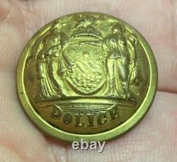 New York Civil War Period Police Coat Button