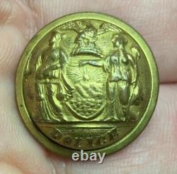 New York Civil War Period Police Coat Button