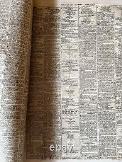 New York Herald Newspaper Civil War Seat of War in Virginia June 17 1861 Map