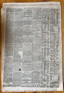 New York Herald Newspaper Civil War Seat of War in Virginia June 17 1861 Map