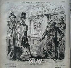 New York Illustrated News Civil War Newspaper Magazine Lincoln Nast 7-12 1861