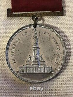 New York Monument Dedication Badge July 2, 1893 Gettysburg