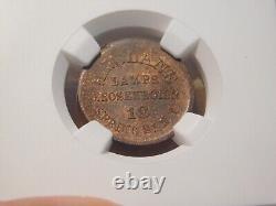 New York, N. Y. Civil War token, R-8, NGC MS 62BN, F-630 AP 12a