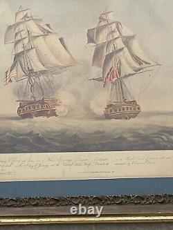 New York Naval Battle War Of 1812 Uss President & Hms Endymion Decatur