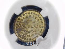 New York, New York Civil War token, NGC MS 62, 630-K 7b, R-8