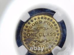 New York, New York Civil War token, NGC MS 62, 630-K 7b, R-8