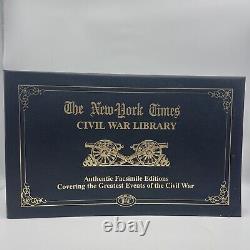 New York Times CIVIL War Library Greatest Event Of Authentic Facsimile Editions