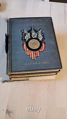 New York at Gettysburg Final Report on the Battlefield, 3 Vol's, 1901 Hardcover