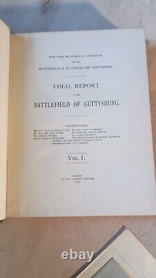 New York at Gettysburg Final Report on the Battlefield, 3 Vol's, 1901 Hardcover