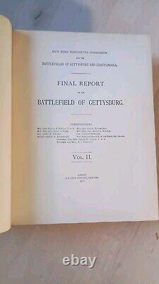 New York at Gettysburg Final Report on the Battlefield, 3 Vol's, 1901 Hardcover